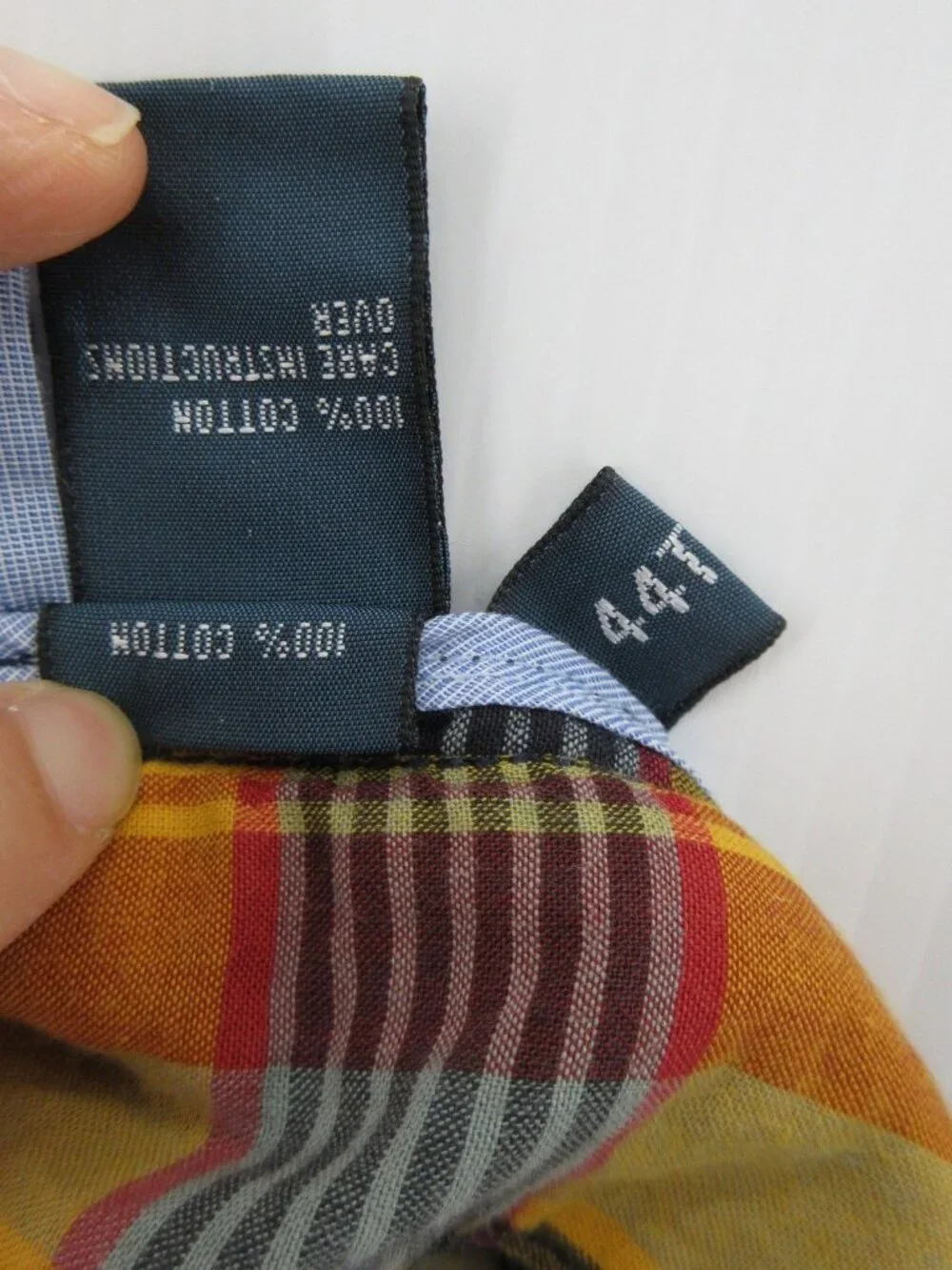 Polo Ralph Lauren Shorts 44 Tall Indian Madras Plaid Preppy Colorful